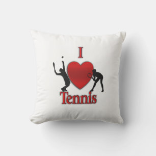 Ich liebe Tennis Kissen
