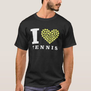 Ich liebe Tennis T-Shirt