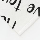 Ich Liebe Tennis Typografie Schwarz-weiß JEDE Farb Fleecedecke (Ecke)