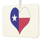 Ich Liebe Texas Flag Herz Autolufterfrischer (Links)