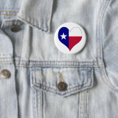 Ich Liebe Texas Flag Herz Button (Beispiel)