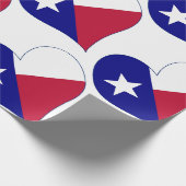 Ich Liebe Texas Flag Herz Geschenkpapier (Ecke)