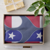 Ich Liebe Texas Flag Herz Seidenpapier (Geschenk)