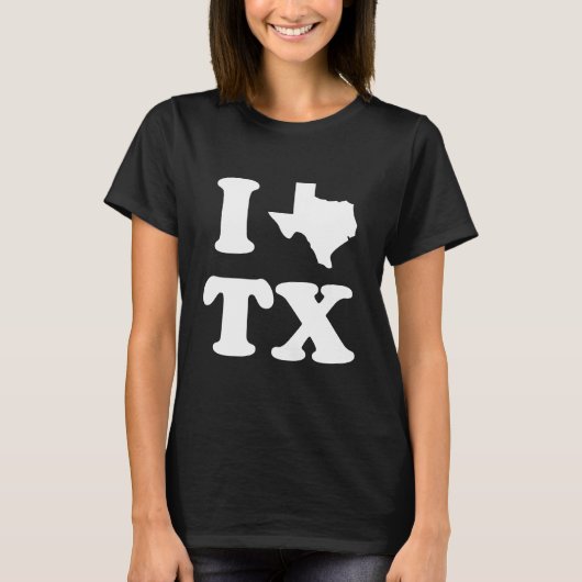 Ich Liebe Texas lustig T-Shirt (Vorderseite)