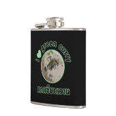 Ich Liebe Thai Green Curry ... Thailand Street Foo Flachmann (Links)