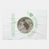 Ich Liebe Thai Green Curry ... Thailand Street Foo Handtuch (Horizontal)