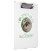 Ich Liebe Thai Green Curry ... Thailand Street Foo Klemmbrett (Rechts)