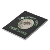 Ich Liebe Thai Green Curry ... Thailand Street Foo Notizblock (Rotiert)