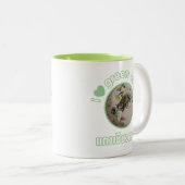 Ich Liebe Thai Green Curry ... Thailand Street Foo Zweifarbige Tasse (VorderseiteRechts)