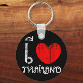 Ich Liebe Thailand oder ich Herz Thailand Schlüsselanhänger (Vorderseite)