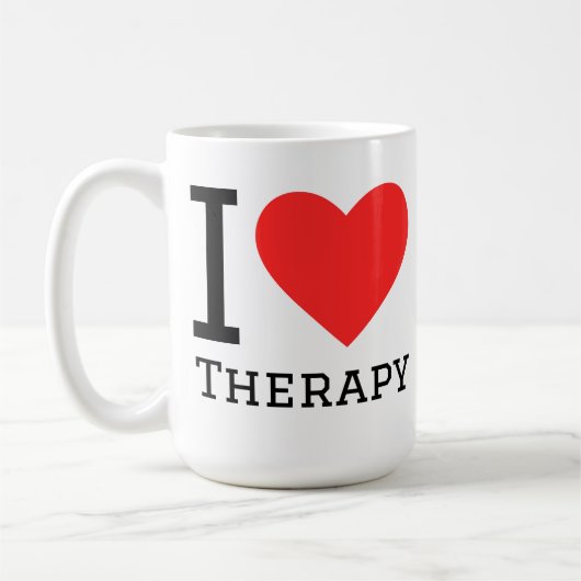 Ich liebe Therapie  Kaffeetasse (Links)