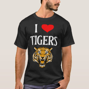 Ich liebe Tiger Ich liebe Tiger Tiger Große Katze T-Shirt