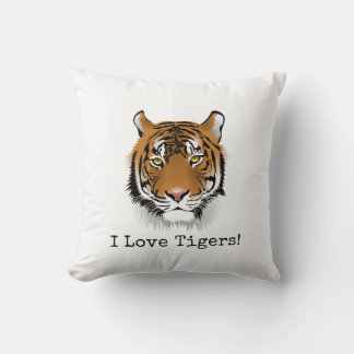 Ich Liebe Tiger! Schönes Throw Kissen