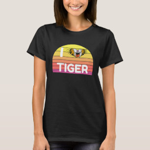 Ich liebe Tiger Wilde Katze Tiere Wildnis Afrika T-Shirt