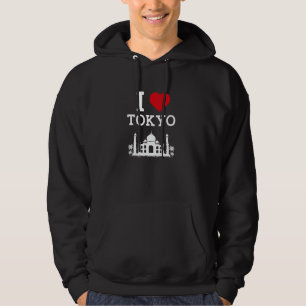 Ich liebe Tokio lustiger indischer Streich Witz Ga Hoodie