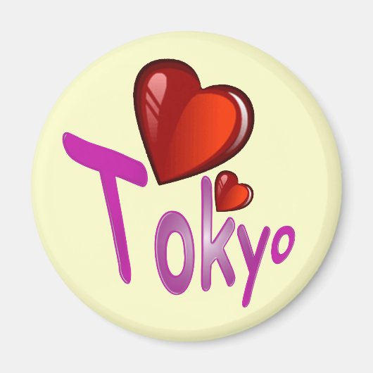 Ich Liebe Tokio! Magnet (Vorne)
