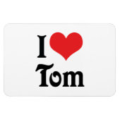 Ich Liebe Tom Magnet (Horizontal)
