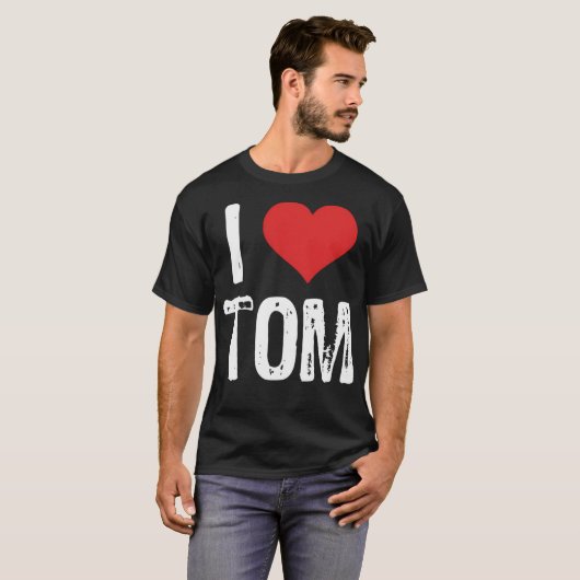 Ich Liebe Tom T-Shirt (Vorne ganz)