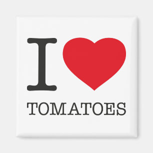 ICH LIEBE TOMATEN MAGNET