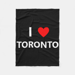 Ich liebe Toronto Kanada Stadt Tourist Souvenir  Fleecedecke