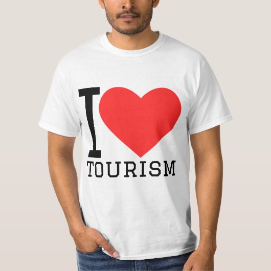 Ich liebe Tourismus T-Shirt (Vorderseite)