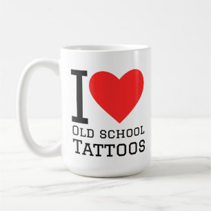 Ich liebe traditionelle Tattoos Kaffeetasse