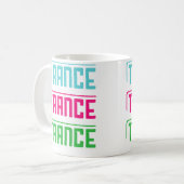 Ich liebe Trance Kaffeetasse (Vorderseite Links)