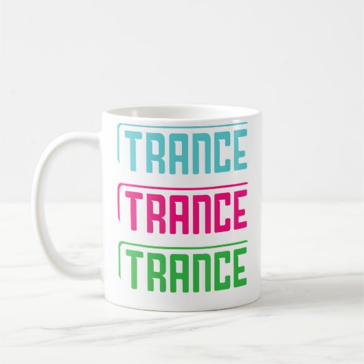 Ich liebe Trance Kaffeetasse (Links)