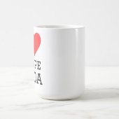 Ich liebe Traubensoda Kaffeetasse (Mittel)