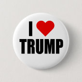 "ICH LIEBE-TRUMPF" 1,25 Zoll Button (Vorderseite)