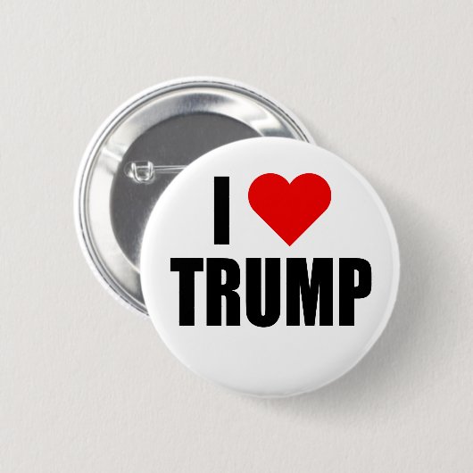 "ICH LIEBE-TRUMPF" 1,25 Zoll Button (Vorne & Hinten)