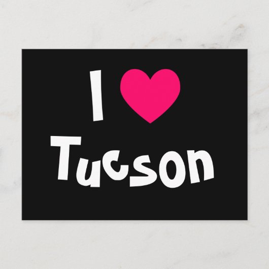 Ich liebe Tucson Postkarte (Vorderseite)