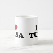 Ich liebe Tulsa Oklahoma Kaffeetasse (Mittel)