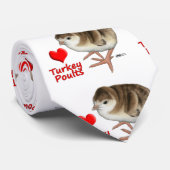 Ich Liebe Türkei Poults! Krawatte (Gerollt)
