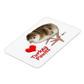 Ich Liebe Türkei Poults! Magnet (Linke Seite)