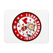 Ich liebe Turnen Magnet (Horizontal)