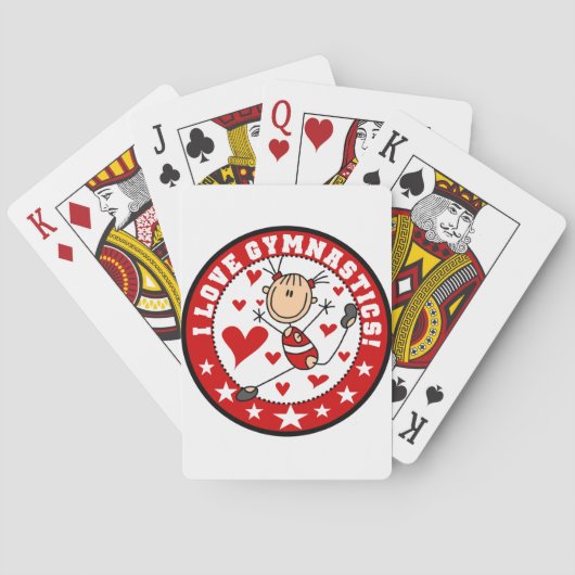 Ich liebe Turnen Spielkarten (Rückseite)