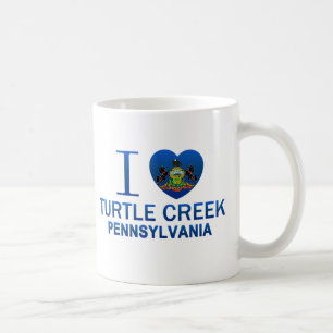 Ich liebe Turtle Creek, PA Kaffeetasse