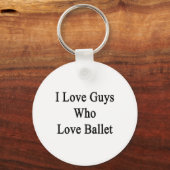Ich Liebe Typ, die Ballett Liebe Schlüsselanhänger (Vorderseite)