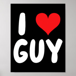Ich liebe Typ - Herz - Name  Poster