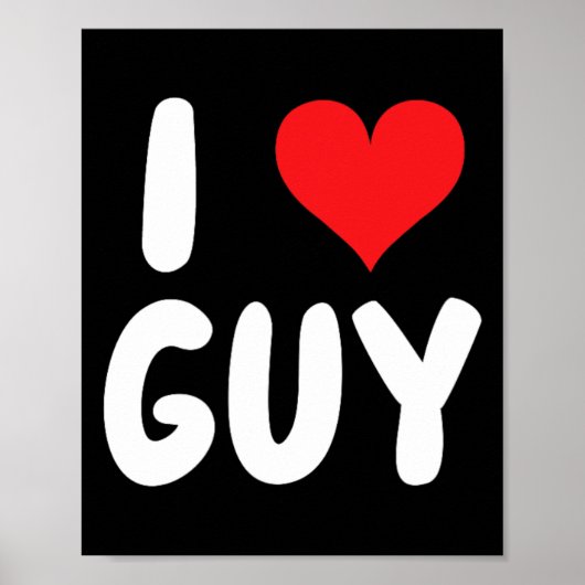 Ich liebe Typ - Herz - Name  Poster (Vorne)
