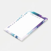 Ich Liebe über Sie post seine - Abstrakte Wasserfa Post-it Klebezettel (angewinkelt)