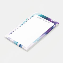 Ich Liebe über Sie post seine - Abstrakte Wasserfa Post-it Klebezettel