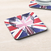 Ich liebe UK Getränkeuntersetzer (Linke Seite)