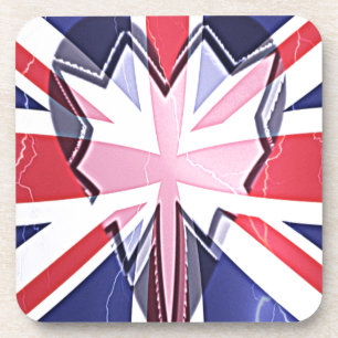Ich liebe UK Getränkeuntersetzer