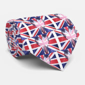 Ich liebe UK Krawatte (Gerollt)