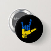Ich liebe Ukraine2 Button (Vorne & Hinten)