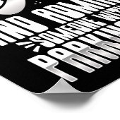 Ich Liebe und bewundere jemanden mit Parkinsonen Poster (Ecke)