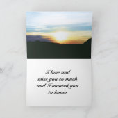 ICH LIEBE UND FEHLERE IHNEN KARTE (Innenseite)