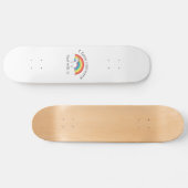 Ich Liebe unicorns Behandle mit ihm! Skateboard (Horizontal)